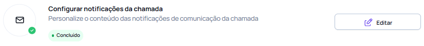 Config notificacao